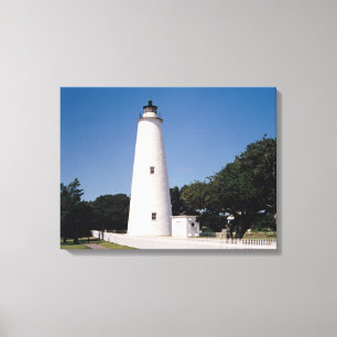 Ocracoke Lighthouse Leinwanddruck