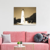 Ocracoke Lighthouse Leinwanddruck (Insitu (Wohnzimmer))