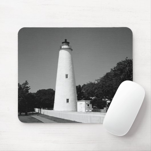 Ocracoke Lighthouse Mousepad (Mit Mouse)