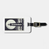 Ocracoke Lighthouse North Carolina Moon Gepäckanhänger (Vorderseite horizontal)