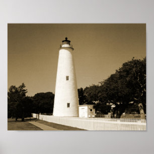 Ocracoke Lighthouse Poster