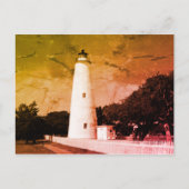 Ocracoke Lighthouse Postkarte (Vorderseite)