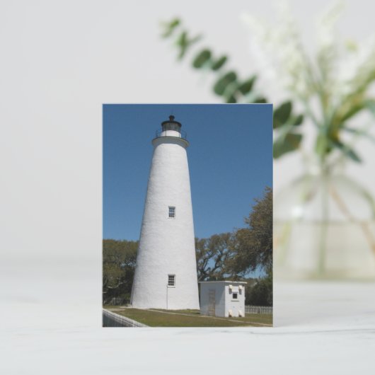 Ocracoke Lighthouse Postkarte (Stehend Vorderseite)