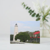 Ocracoke Lighthouse Postkarte (Stehend Vorderseite)