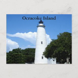 Ocracoke Lighthouse Postkarte