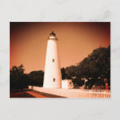 Ocracoke Lighthouse Postkarte (Vorderseite)