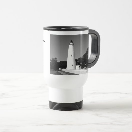 Ocracoke Lighthouse Reisebecher (VorderseiteRechts)