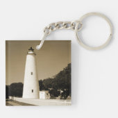 Ocracoke Lighthouse Schlüsselanhänger (Rückseite)