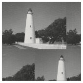 Ocracoke Lighthouse Stoff (Nahaufnahme)