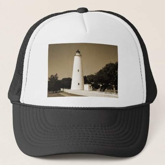 Ocracoke Lighthouse Truckerkappe (Vorderseite)