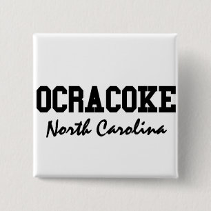 Ocracoke North Carolina Button