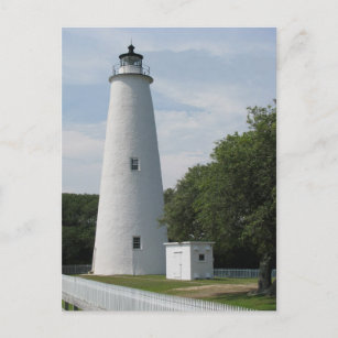 Ocracoke, North Carolina Leuchtturm Postcard Postkarte