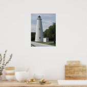 Ocracoke, North Carolina Leuchtturm Print Poster (Küche)
