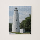 Ocracoke, North Carolina-Leuchtturm-Puzzlespiel Puzzle (Vertikal)