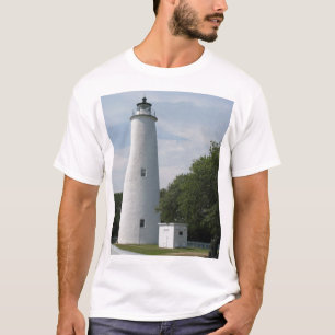 Ocracoke, North Carolina-Leuchtturm-T-Shirt T-Shirt