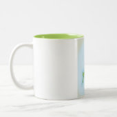 Ocracoke North Carolina USA Karte Zweifarbige Tasse (Links)