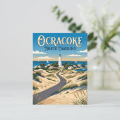 Ocracoke USA remains the same as it is a proper no Postkarte (Stehend Vorderseite)