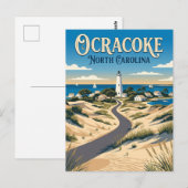 Ocracoke USA remains the same as it is a proper no Postkarte (Vorne/Hinten)