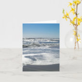 Ocracoke Wellen - Karte (Gelbe Blume)