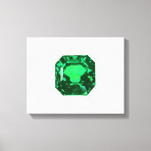 Octagon Emerald Leinwanddruck (Vorderseite)