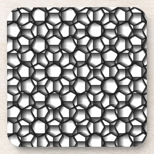 Octagon Lace Getränkeuntersetzer (Vorderseite)