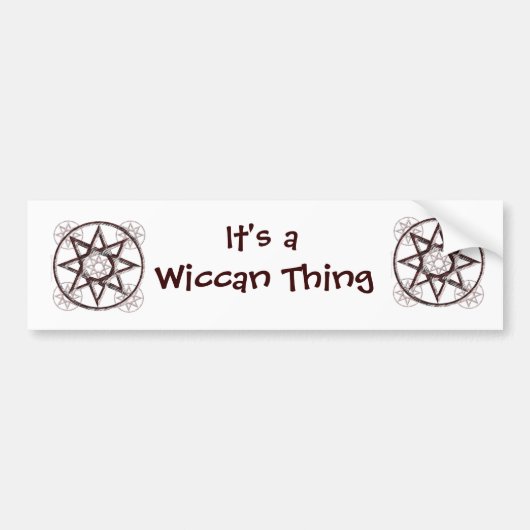 Octagram Autoaufkleber (Vorne)