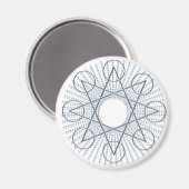 Octagram Stars Magnet (Vorderseite/Rückseite)
