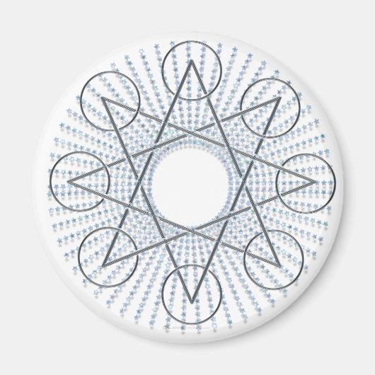 Octagram Stars Magnet (Vorne)