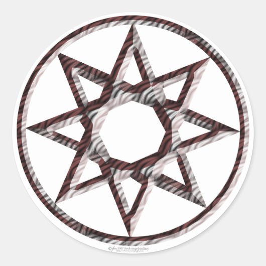 Octagramm Stickers (Vorderseite)