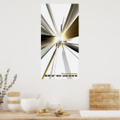 Octane Dream (Beige) Poster (Küche)