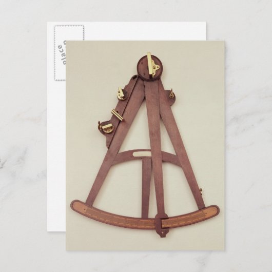 Octant, 1750 postkarte (Vorne/Hinten)