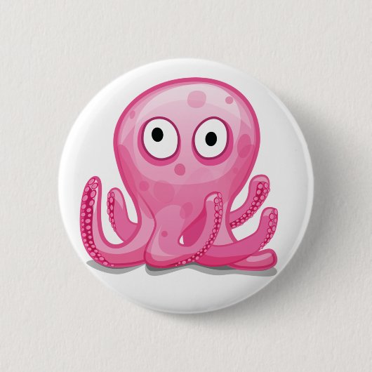 Octapoda Knopf Button (Vorderseite)