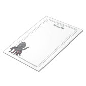Octavia Octopus, nicht ausgekleidet Notizblock (angewinkelt)