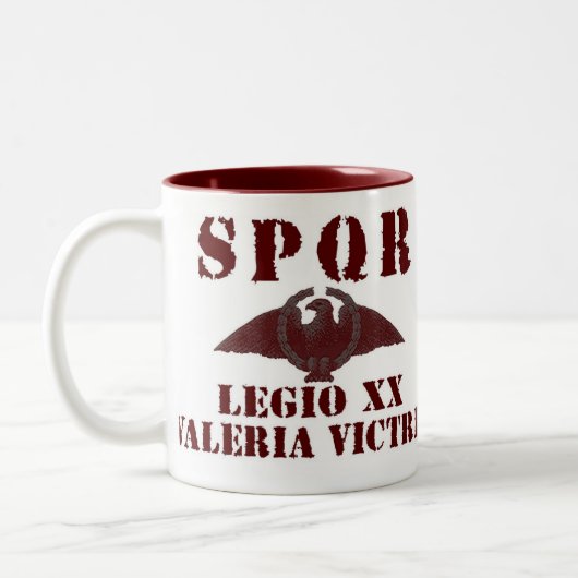 Octavian/Augustus Helden20. römische Legions-Tasse Zweifarbige Tasse (Links)