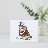 Octavian Owl Postkarte (Stehend Vorderseite)