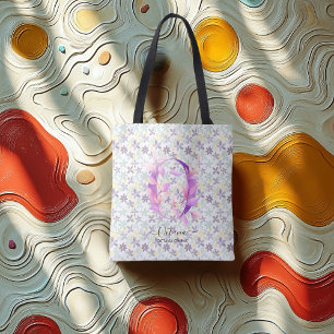 Octavias elegante Blumenmonogramm- Bloom-Design - Tasche