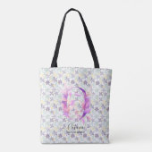 Octavia's elegantes Monogram Bloom Design - O Tasche (Rückseite)