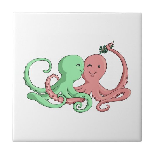 Octi Mistelzweig Fliese (Vorderseite)