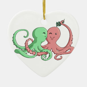 Octi Mistelzweig Keramikornament