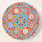 Octo heller arabeser arabesk Roter Stil Getränkeuntersetzer (Vorne)