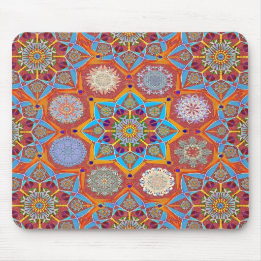Octo heller arabeser arabesk Roter Stil Mousepad (Vorne)