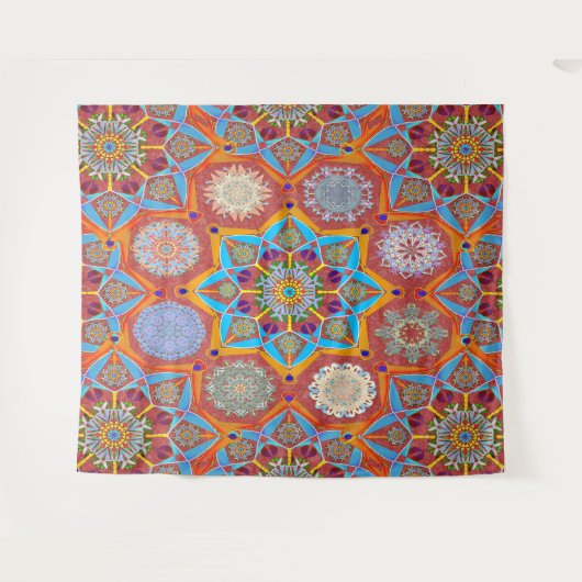 Octo heller arabeser arabesk Roter Stil Wandteppich (Vorderseite (Horizontal))