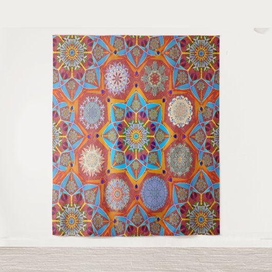 Octo heller arabeser arabesk Roter Stil Wandteppich (Vorderseite)