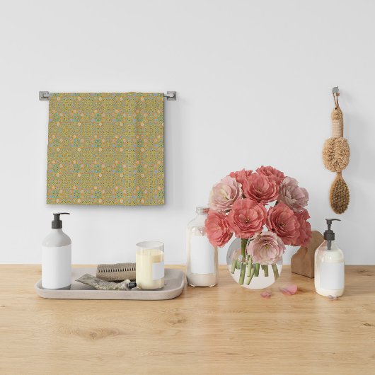 Octo heller arabesque maurische Mandarine Stil Geschirrtuch