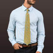 Octo heller arabesque maurische Mandarine Stil Krawatte