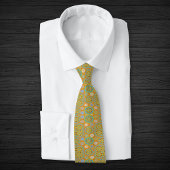 Octo heller arabesque maurische Mandarine Stil Krawatte