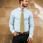 Octo heller arabesque maurische Mandarine Stil Krawatte