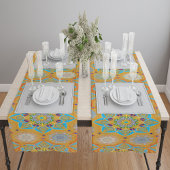 Octo heller arabesque maurische Mandarine Stil Kurzer Tischläufer