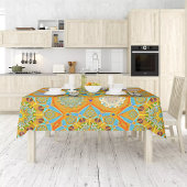 Octo heller arabesque maurische Mandarine Stil Tischdecke