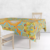 Octo heller arabesque maurische Mandarine Stil Tischdecke